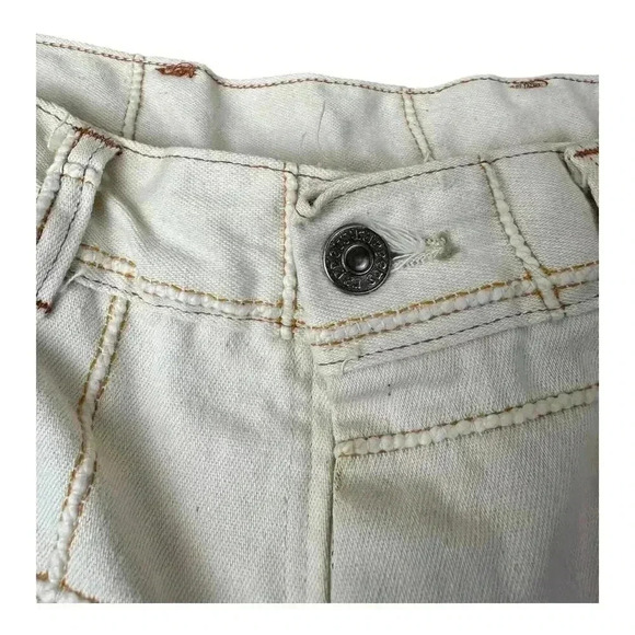 Vintage 70’s Rappers Patchwork Bell Bottom Jeans Hippie USA TAG 33 - Picture 12 of 15